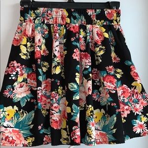 Floral Patterned Skirt